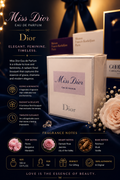Miss Dior Eau de Parfum for Women – 3.4 oz / 100 ml